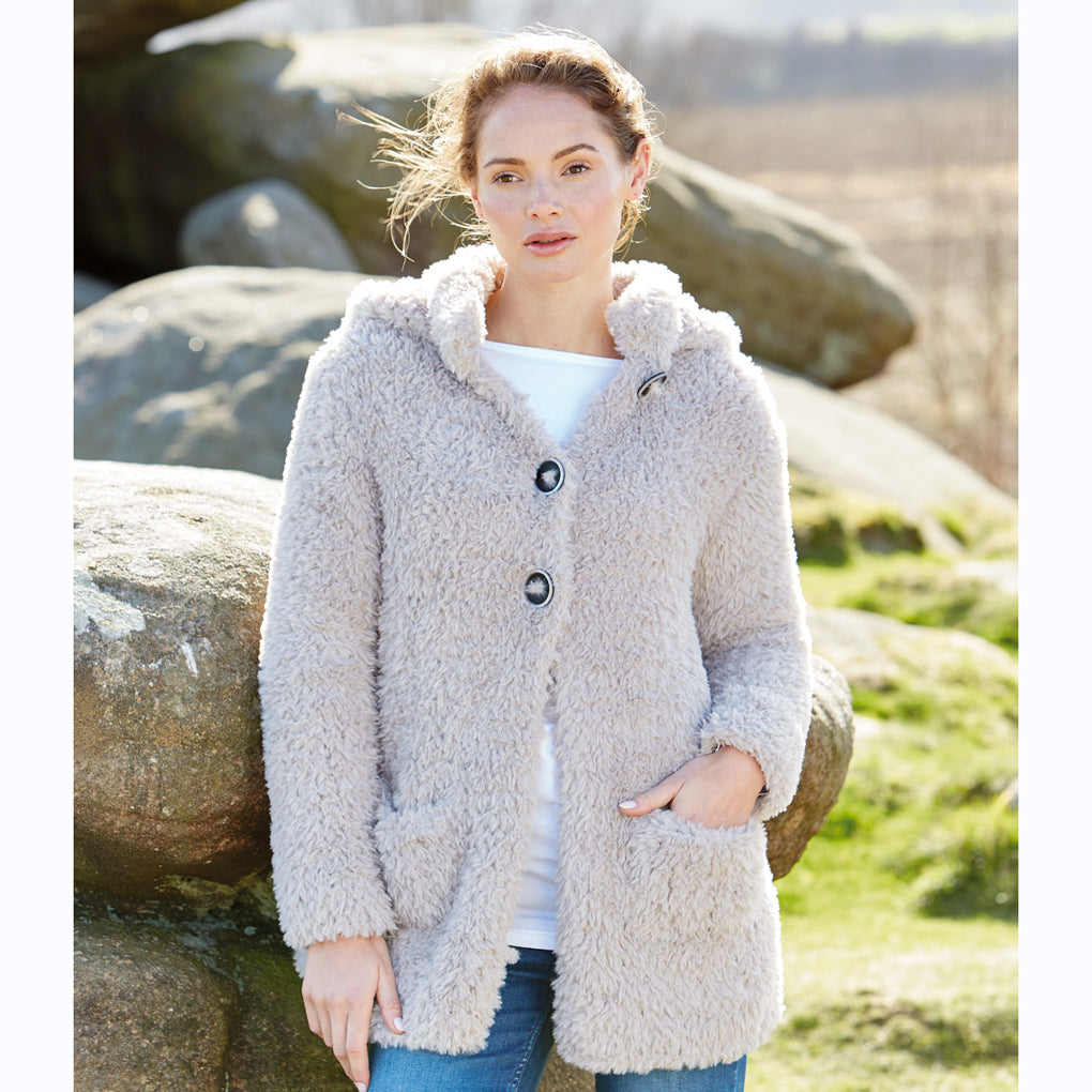 Sirdar Hooded Jacket Coat Knitting Pattern