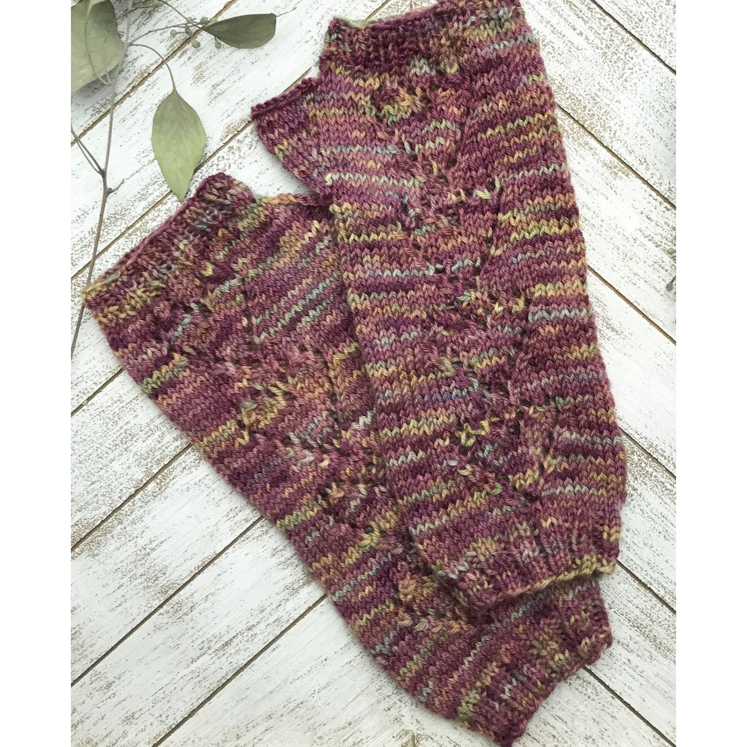 Wonderland Yarns Love Struck Mitts Gloves Knitting Pattern