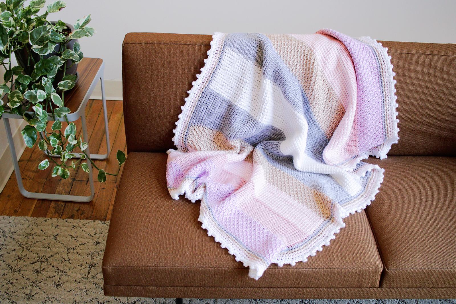 Sweet Stripes Baby Blanket
