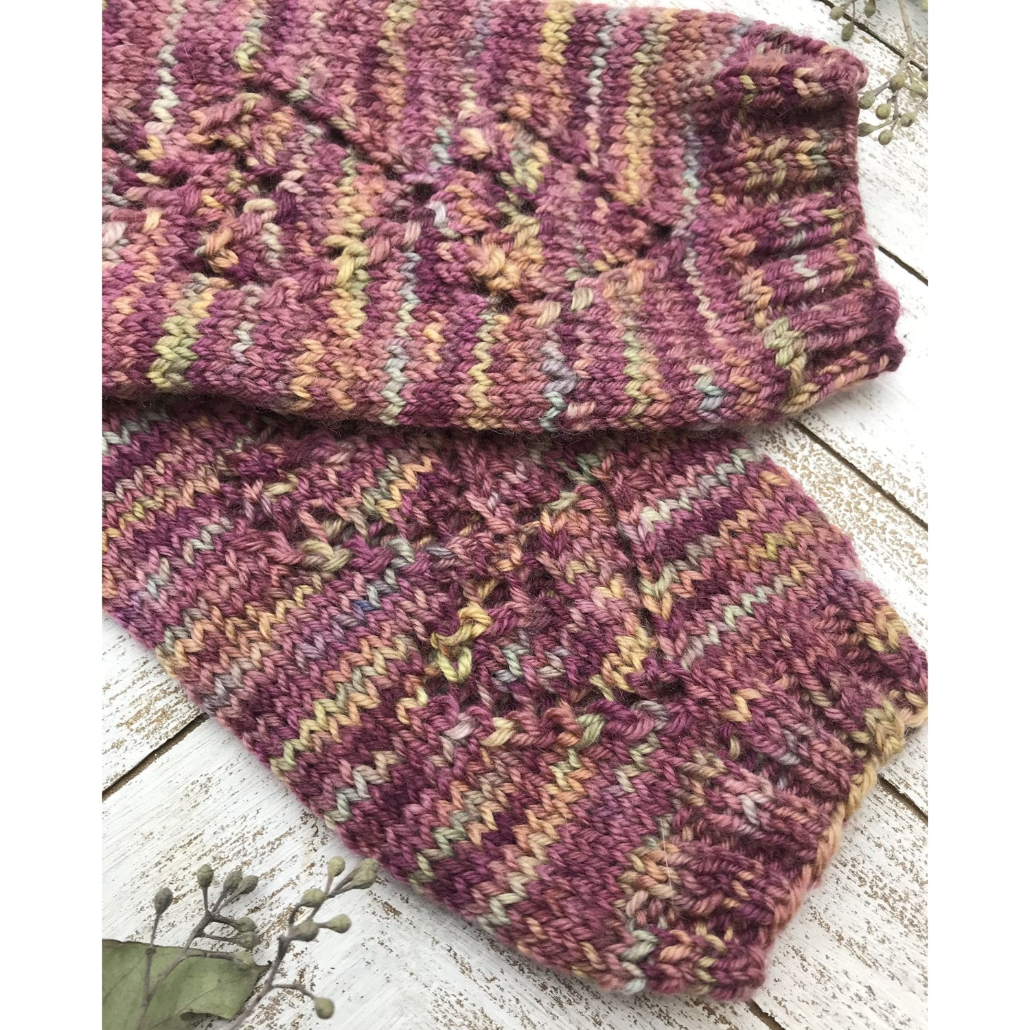 Wonderland Yarns Love Struck Mitts Gloves Knitting Pattern