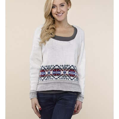 Valley Yarns Plesti Fair Isle Pullover and Hat Knitting