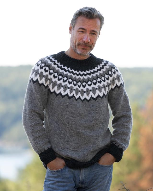 Valdemar Sweater in Viking Garn Viking Wool