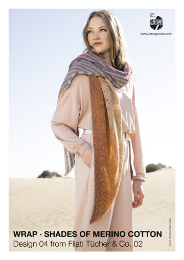 Lana Grossa 04 Wrap in Shades of Merino Cotton PDF