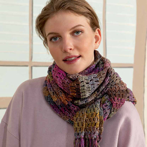 Lang PTO30-08 Crocheted Scarf Pattern