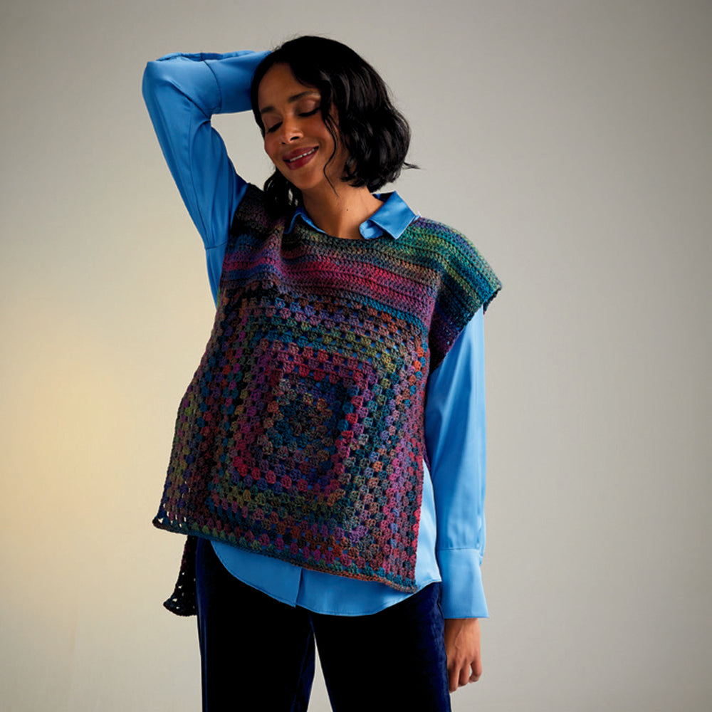 Sirdar Twilight Terrace Tabard Cape Crochet Pattern