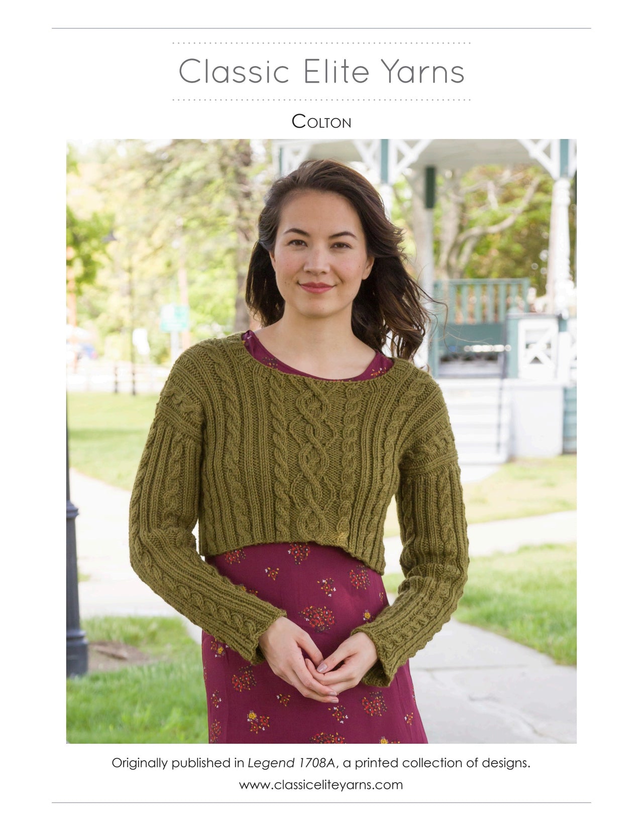 Classic Elite Yarns Colton Jumper Knitting Pattern