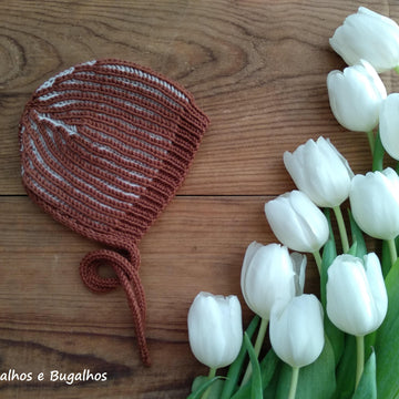 Winter Duo Baby Pixie Hat and Bonnet