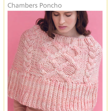 Chambers Poncho in Malabrigo Rasta - PDF