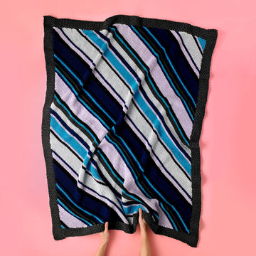Paintbox Yarns Thriller Throw Knitting Pattern