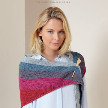 Sublime Shawl Wrap Knitting Pattern