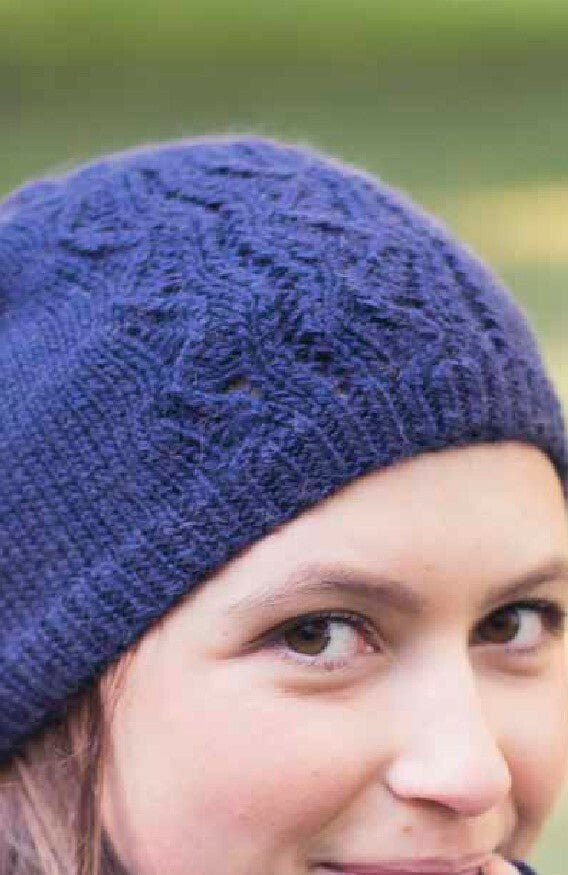 Nea Komeni Hat & Fingerless Mitts in Juniper Moon Farm Dromedary
