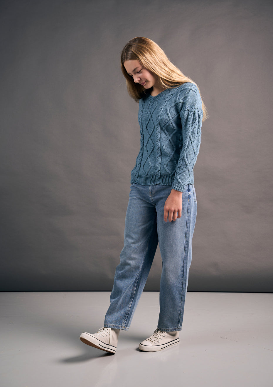 Mini Clara Sweater Jumper Knitting Pattern
