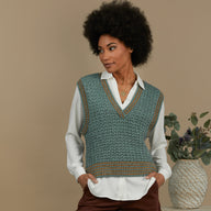 Tahki Yarns Echo Lake Vest Knitting Pattern