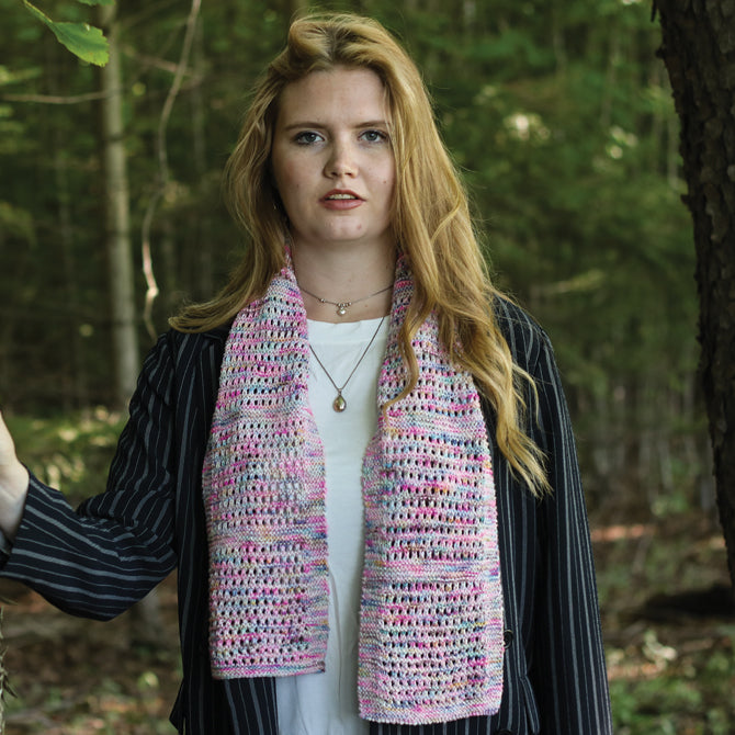 Koigu Windowpanes Scarf Knitting Pattern