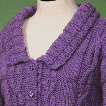 Cable and Rib Cardigan 129