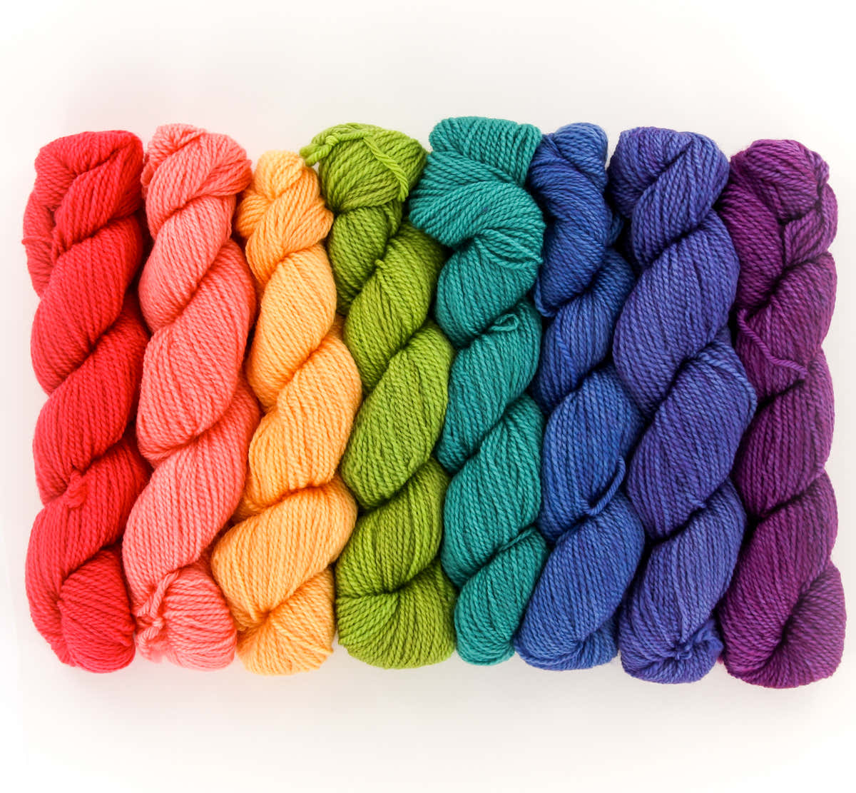 Wonderland Yarns Cheshire Cat 8-Skein Pack Yarn - Superwash Merino 4 Ply