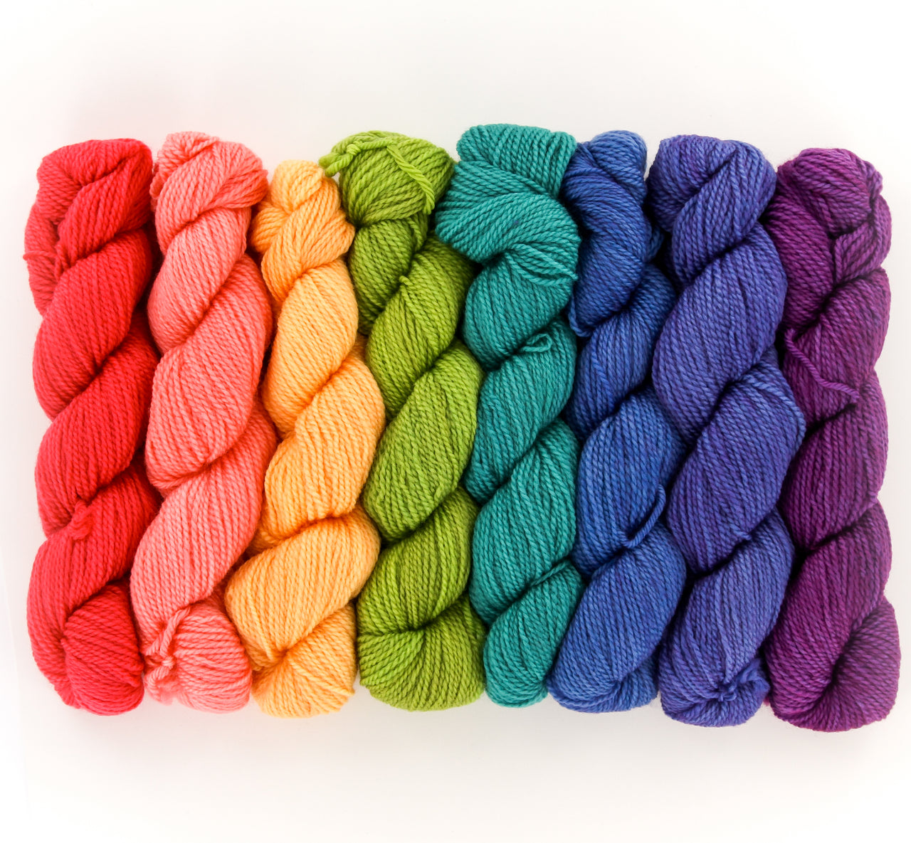 Wonderland Yarns Cheshire Cat 8-Skein Pack Yarn - Superwash Merino 4 Ply