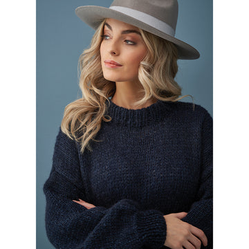 Rowan 10 Crew Neck Sweater Jumper Knitting Pattern