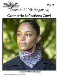Cascade Yarns FW Geometric Reflections Cowl Knitting Pattern