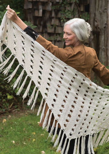 Bitterroot Shawl in Berroco Suede - 383-1 PDF