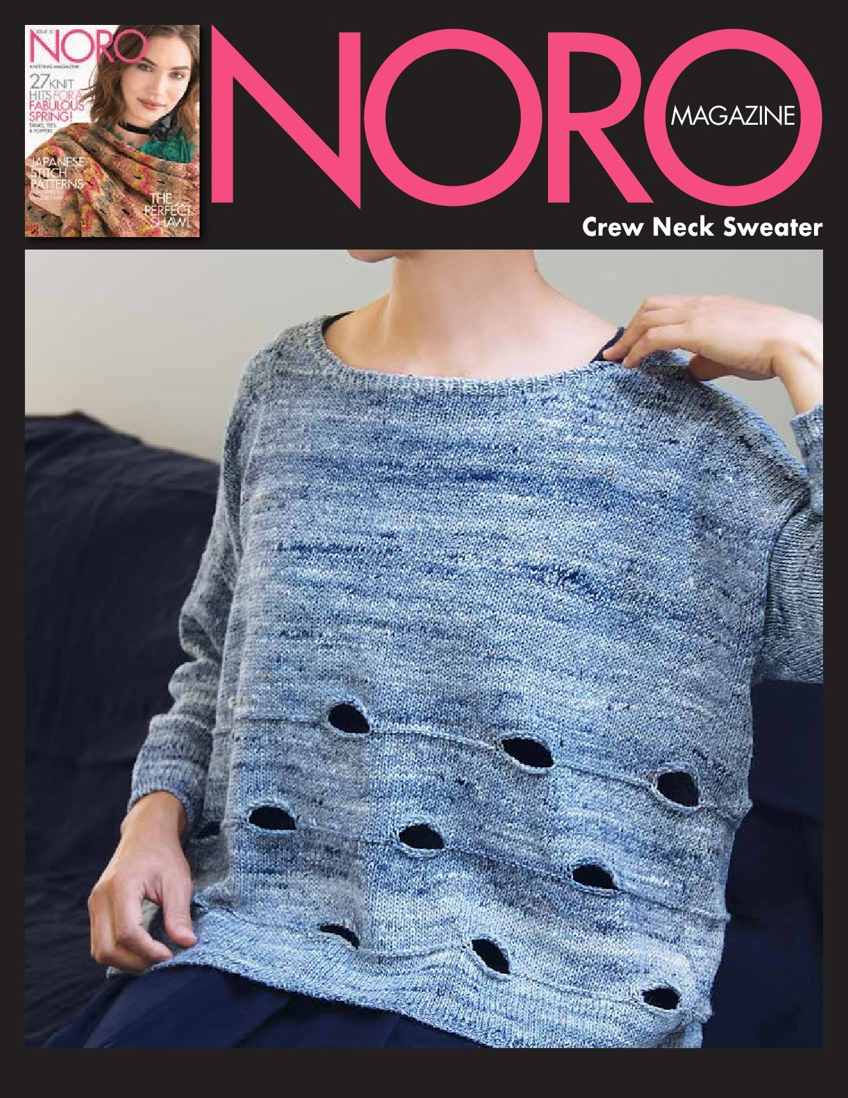 Crew Neck Sweater Jumper Knitting Pattern