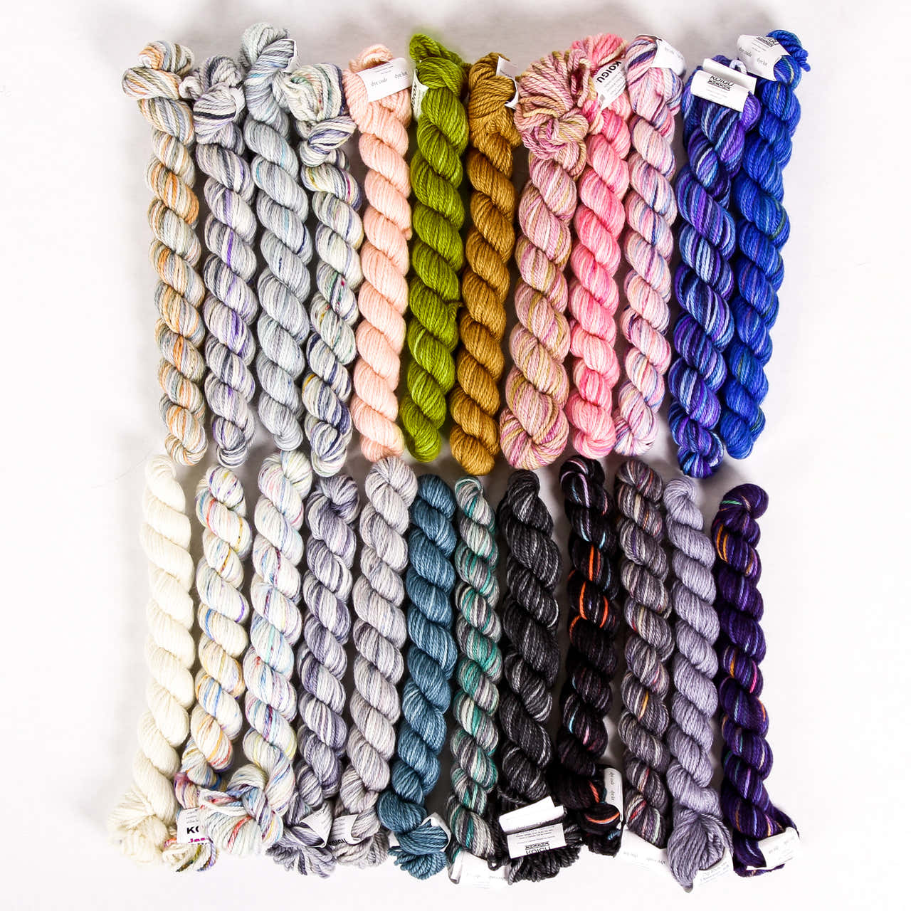 Koigu Jasmine Festive Mini Skein Set Yarn - Merino Wool DK