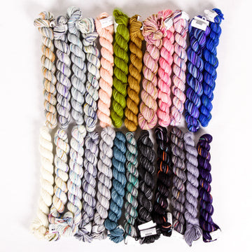 Koigu Jasmine Festive Mini Skein Set Yarn - Merino Wool DK