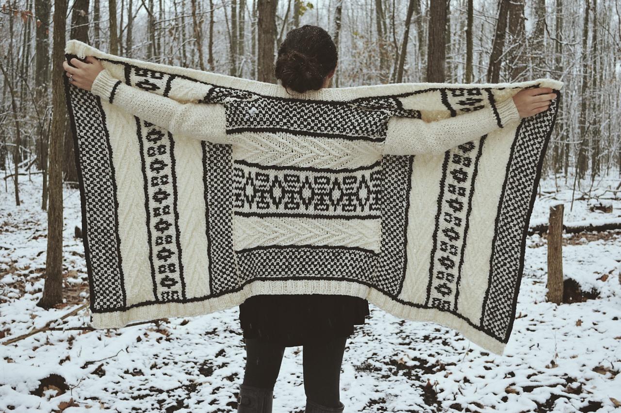 Boho Throw Cardigan