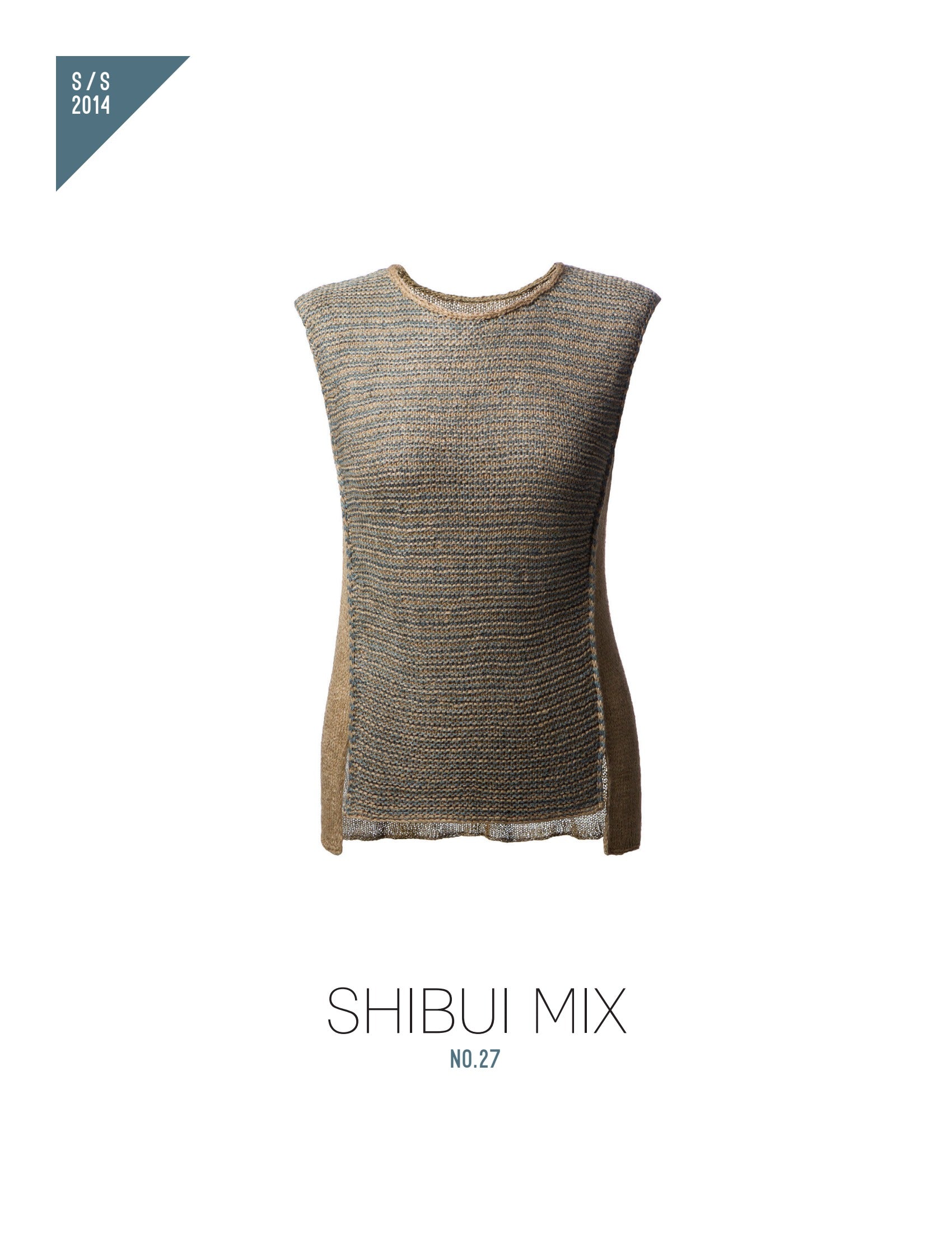 Shibui Knits Mix No. 27 Scarf Knitting Pattern