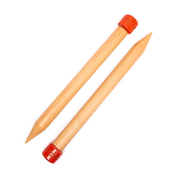 KnitPro Jumbo Beech Single Pointed Needle 12"