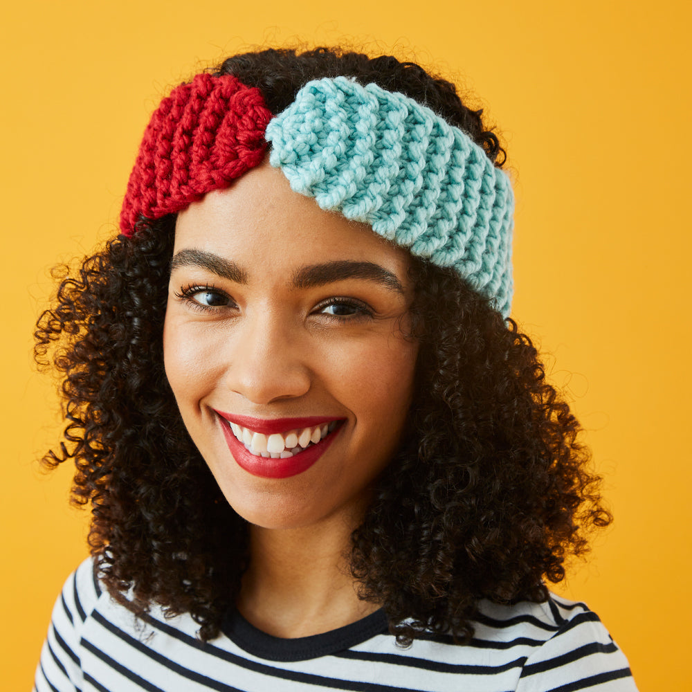 Paintbox Yarns Funky Chunky Headbands Knitting Pattern
