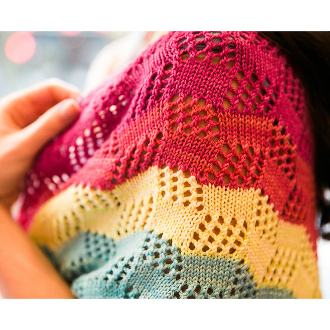 SweetGeorgia Curiosa Wrap Knitting Pattern