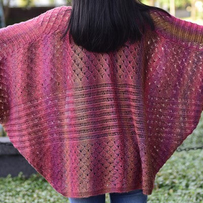 Jojoland Milanese Wrap Cardigan Knitting Pattern