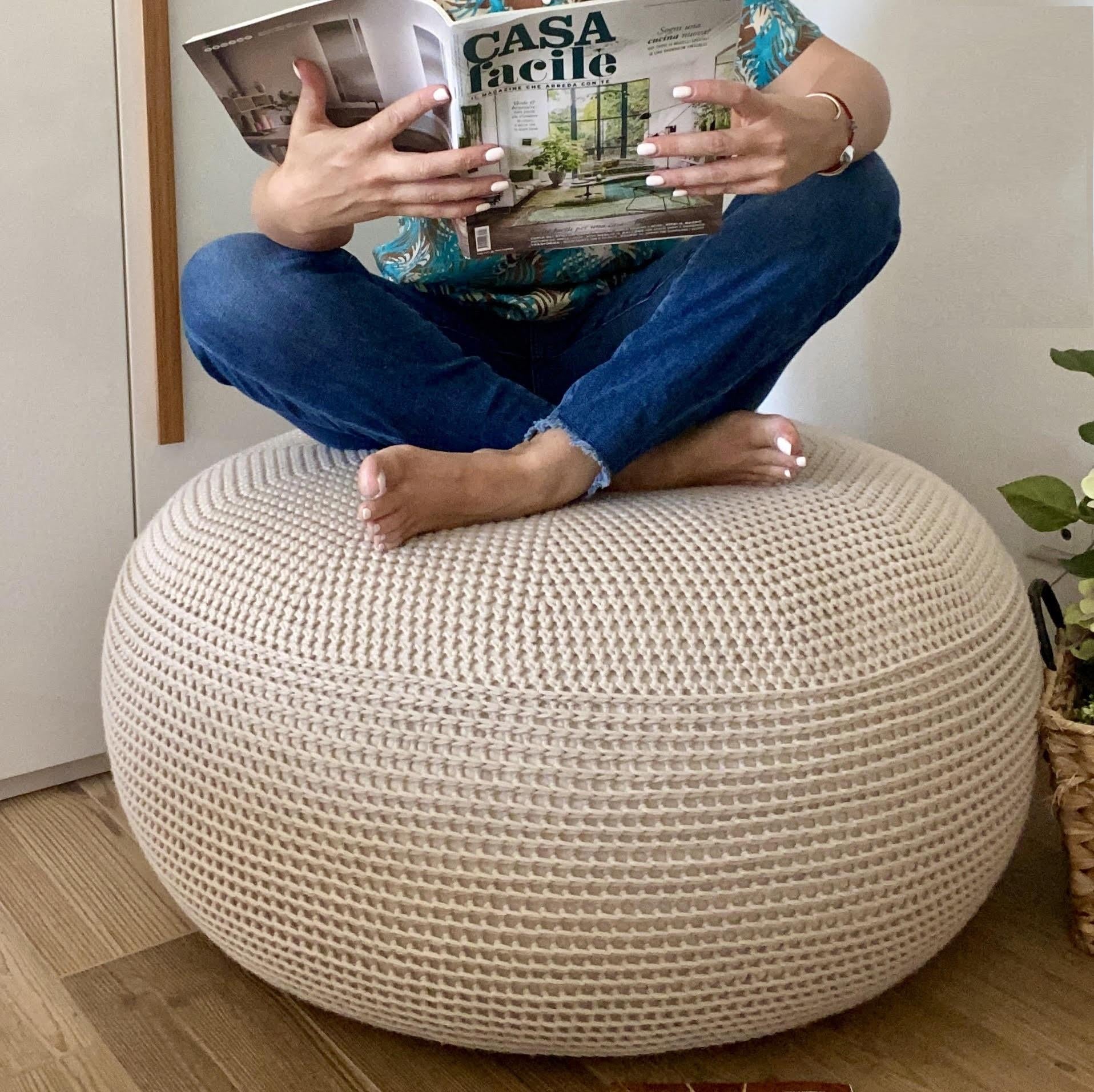 Super Chunky Giant Pouf