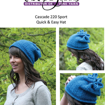 Cascade Yarns DK Quick & Easy Hat Knitting Pattern