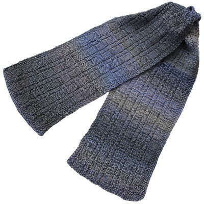 Jojoland Braided Grid Scarf Knitting Pattern