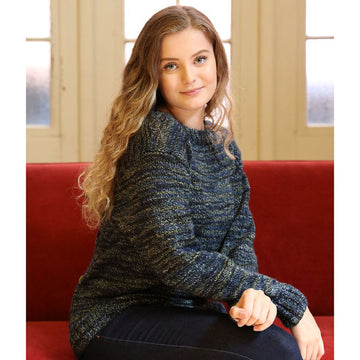 Plymouth Yarn Boyfriend Pullover Jumper Knitting Pattern
