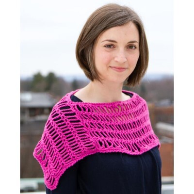 Valley Yarns WEBS Emerging Designer Series Ladder Ponchette