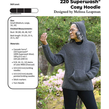 Cozy Hoodie Jumper Knitting Pattern