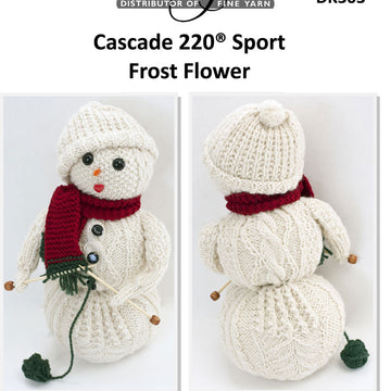 Cascade Yarns DK Frost Flower Homeware Knitting Pattern