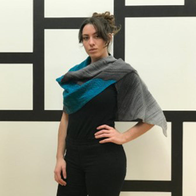 Freia Fine Handpaints Devil's Slide Shawl Kit