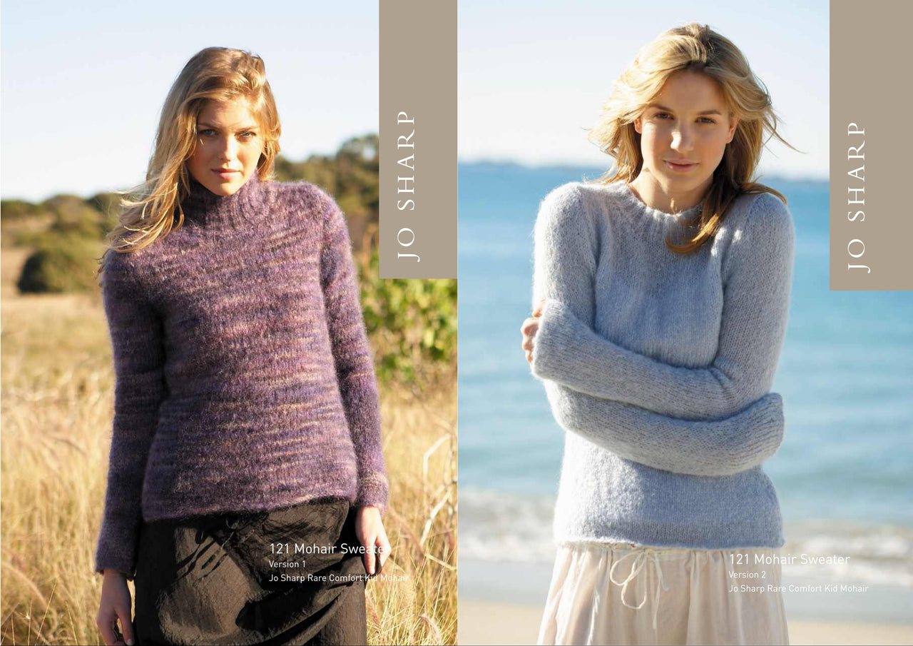Jo Sharp Mohair Sweater Jumper Knitting Pattern