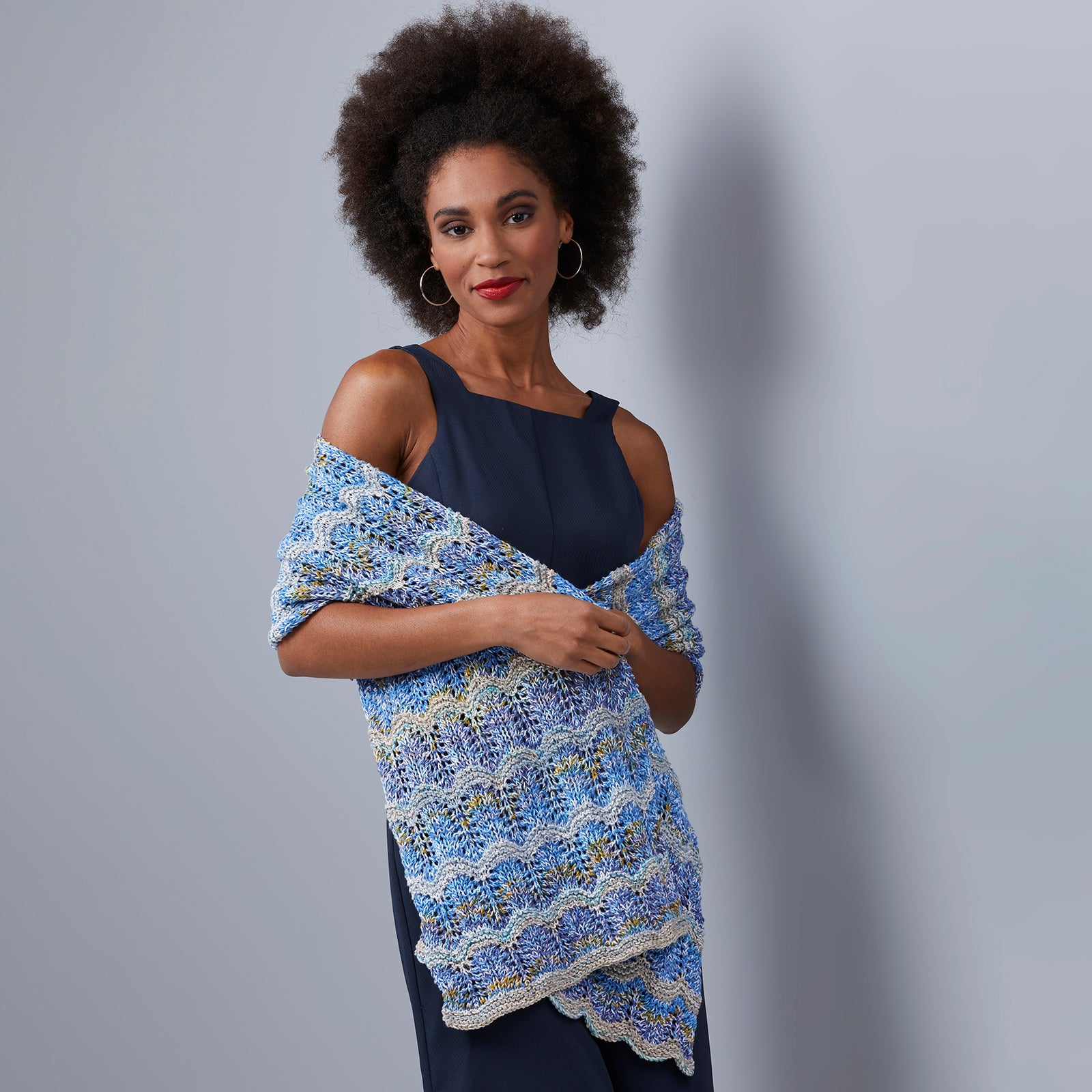 Sesia Naomi Wrap Knitting Pattern