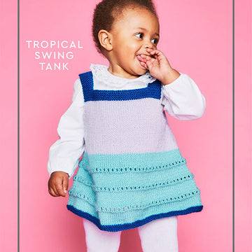 Paintbox Yarns Tropical Swing Tank Knitting Pattern