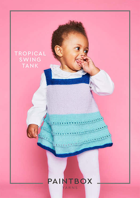 Paintbox Yarns Tropical Swing Tank Knitting Pattern