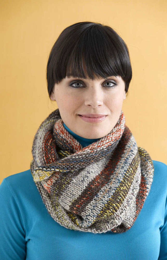 Hudson River Cowl in Lion Brand Fishermen's Wool and Sock-Ease