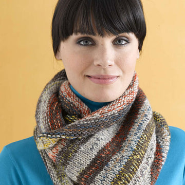 Hudson River Cowl in Lion Brand Fishermen's Wool and Sock-Ease
