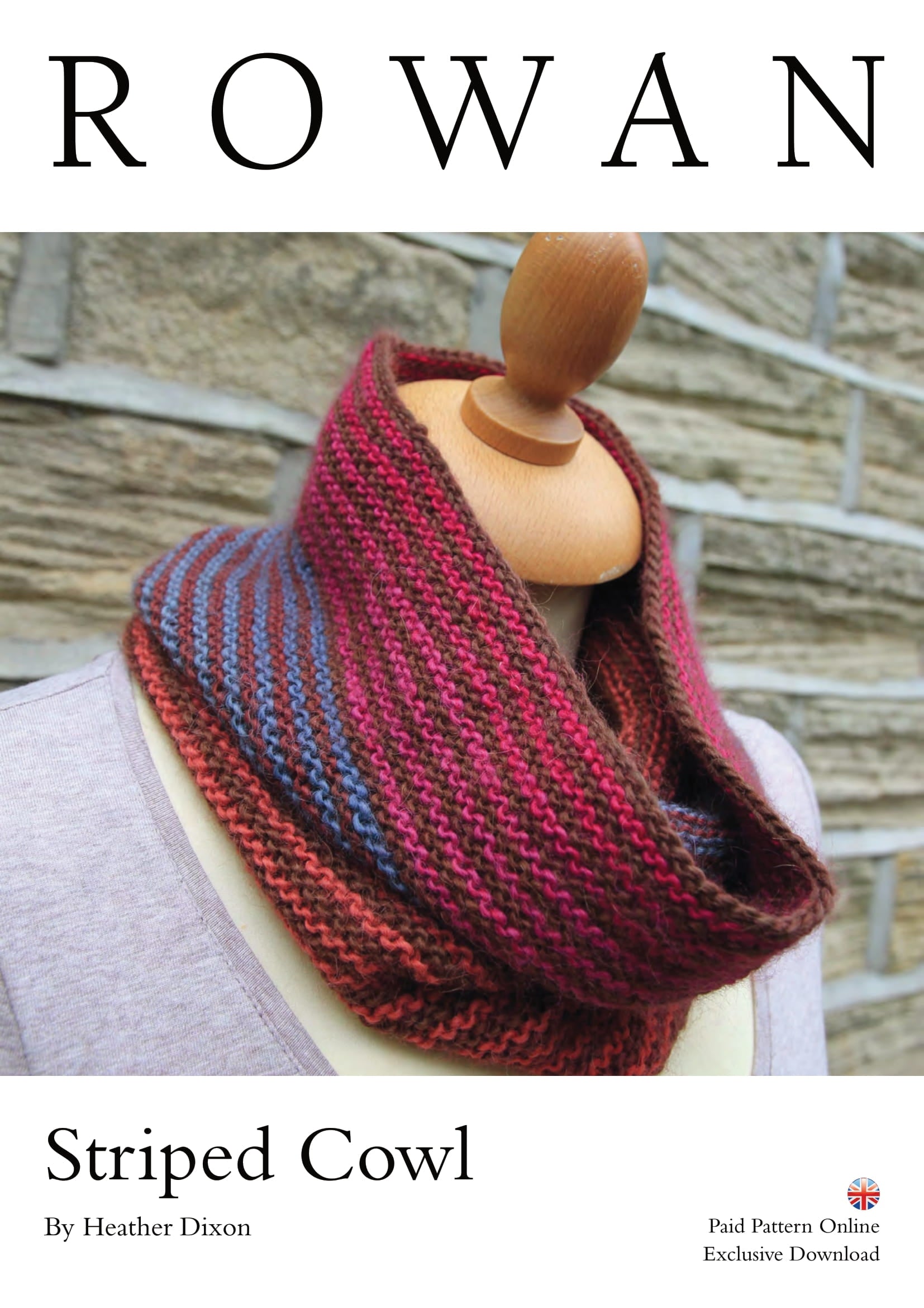 Rowan Striped Cowl Knitting Pattern