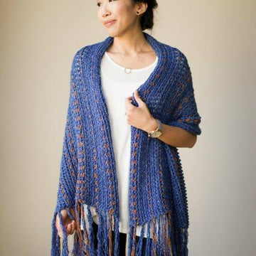 Two-Tone Scarf Wrap