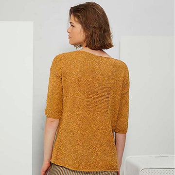 Lang 267-57 Short Sleeved Sweater Jumper Knitting Pattern